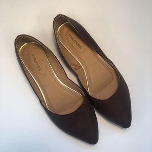 Maurices Purple Pointed Toe Flats